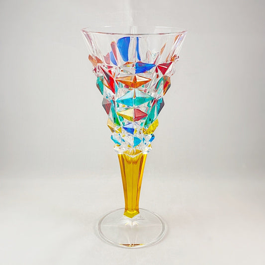 Blue Stem Incanto Large Venetian Wine/Gin Glass - Handmade in Italy  Colorful – Northern Lights Gallery