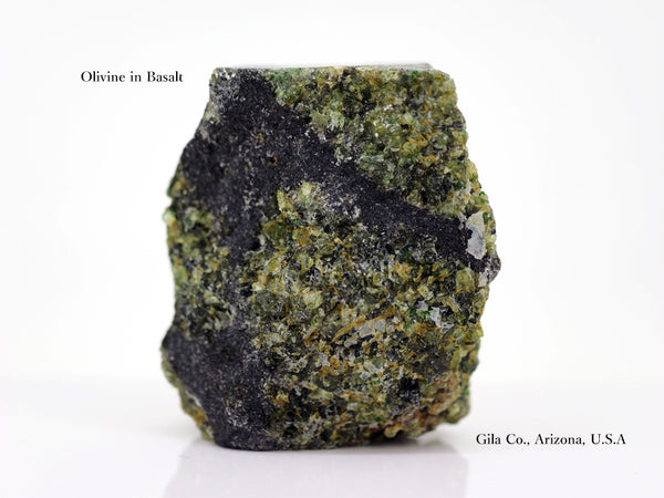 Olivine in Basalt Gila Co., Arizona, U.S.A