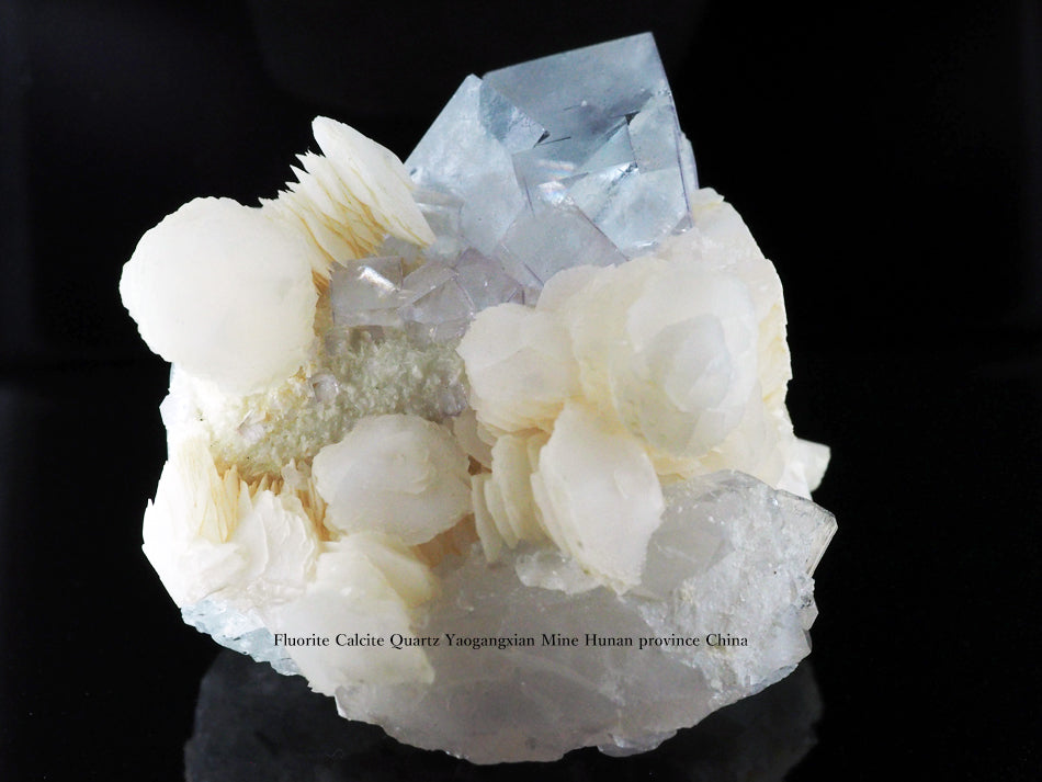 Fluorite Calcite Quartz Yaogangxian Mine Hunan province China