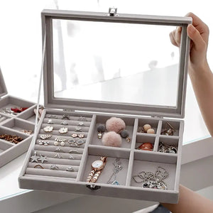 Velvet Jewelry Organizer - HomeRevital