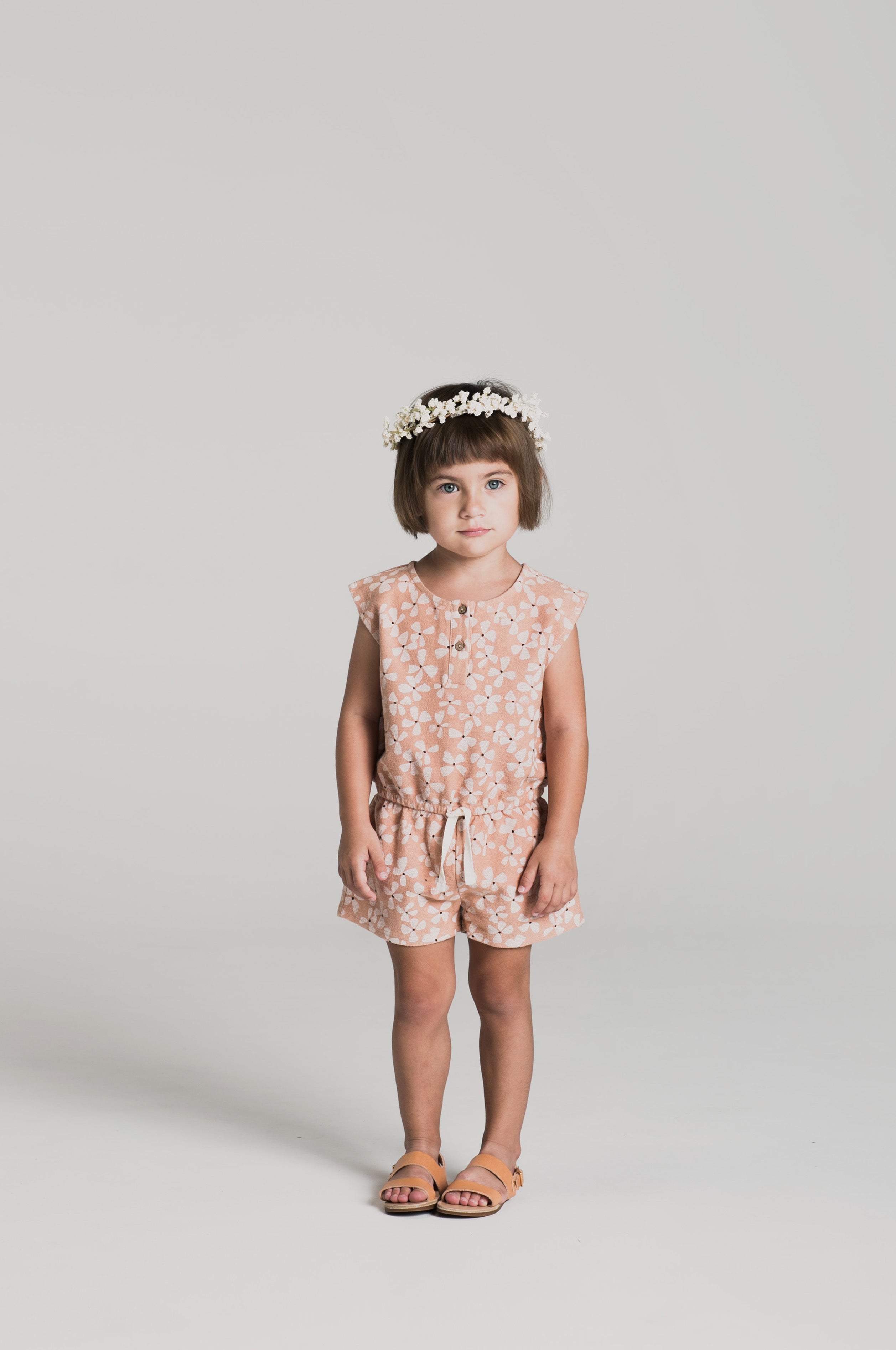 Rylee and Cru Rover Romper - Flower