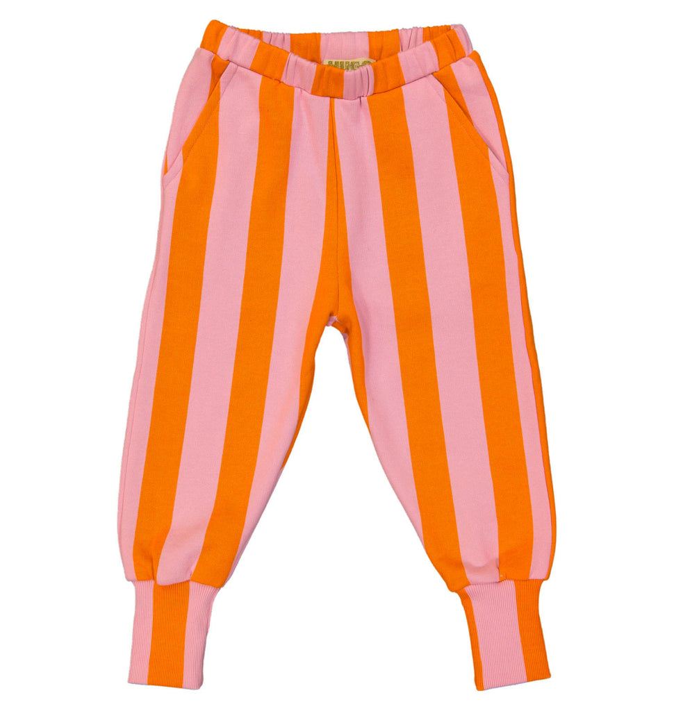 Hugo Loves Tiki Sweat Pants - Orange Pink Stripe