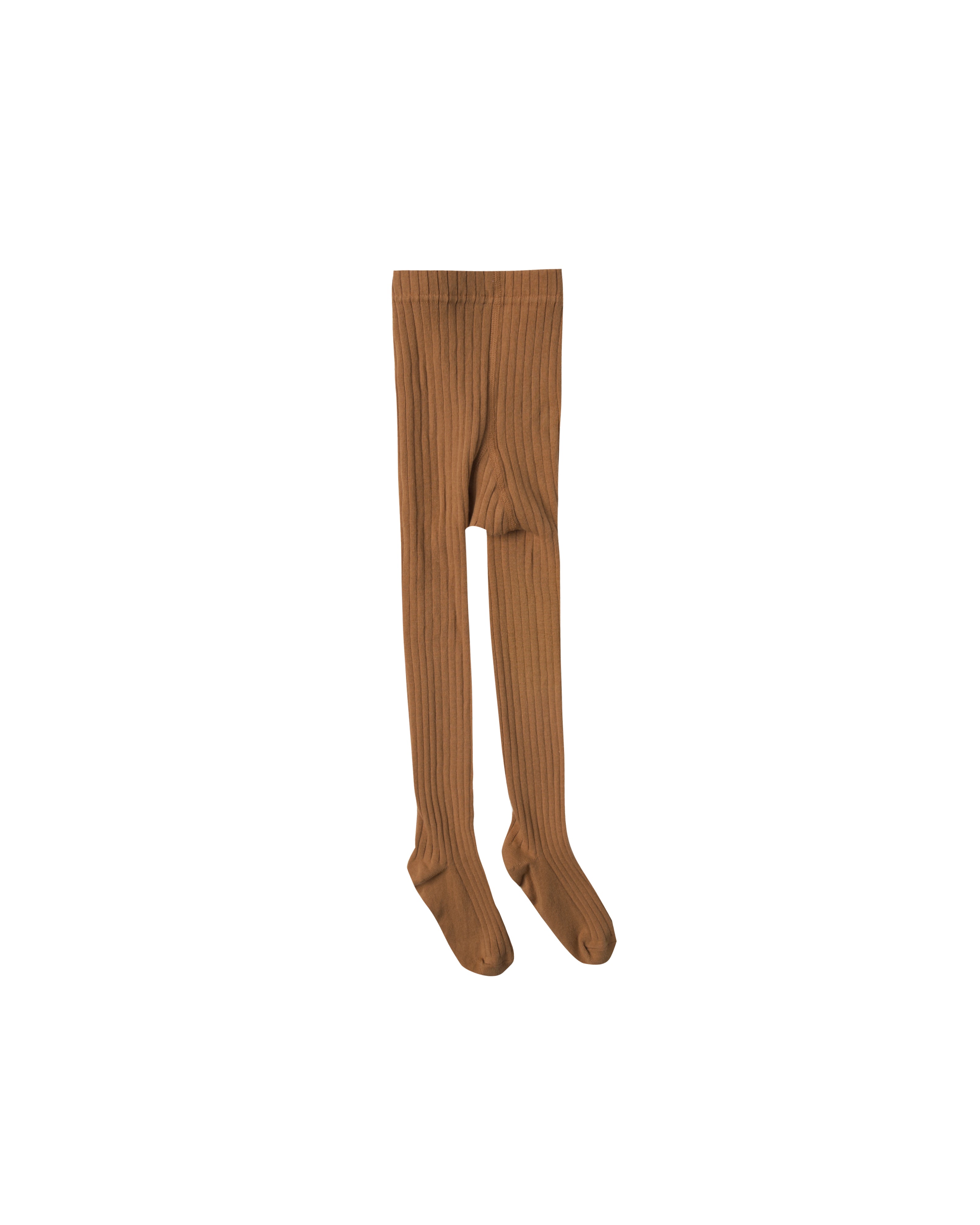 Rylee and Cru Ribbed Tights - Saddle