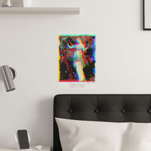 Load image into Gallery viewer, Glitch Art Nouvau Woman Satin Posters (210gsm)
