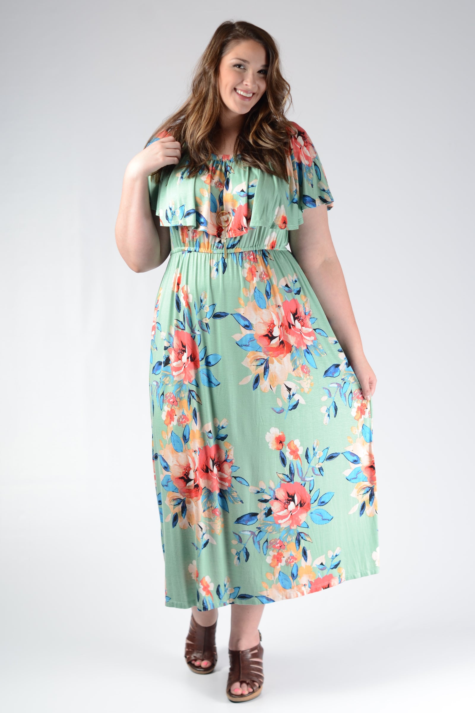 maxi dress curvy