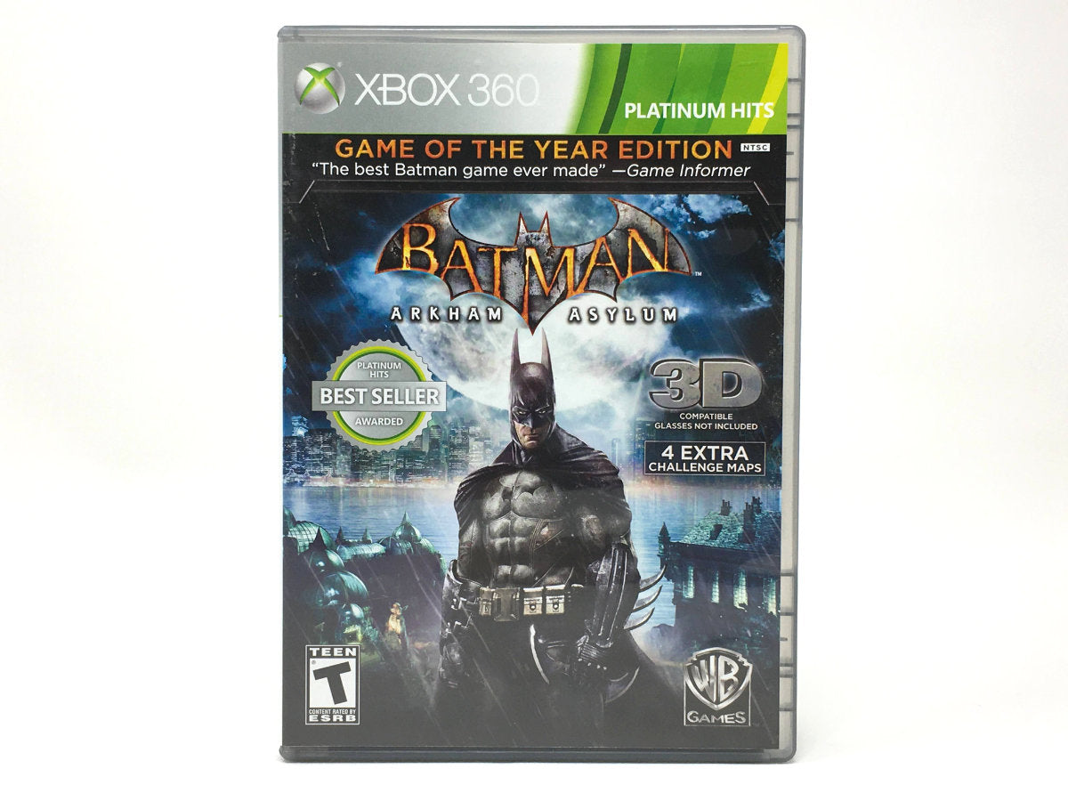 Batman: Arkham Asylum Game of the Year Edition • Xbox 360 – Mikes Game Shop