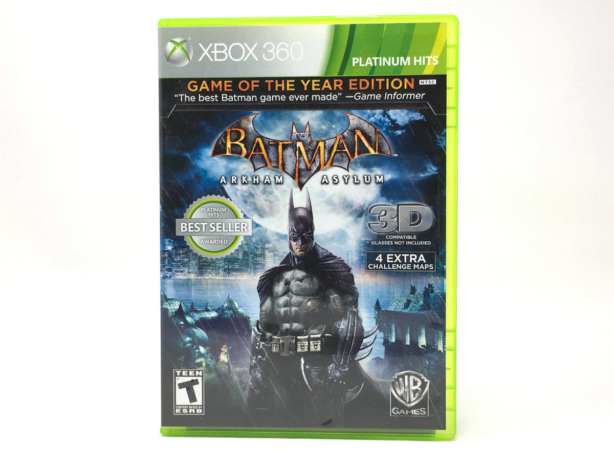 Batman: Arkham Asylum Game of the Year Edition • Xbox 360 – Mikes Game Shop