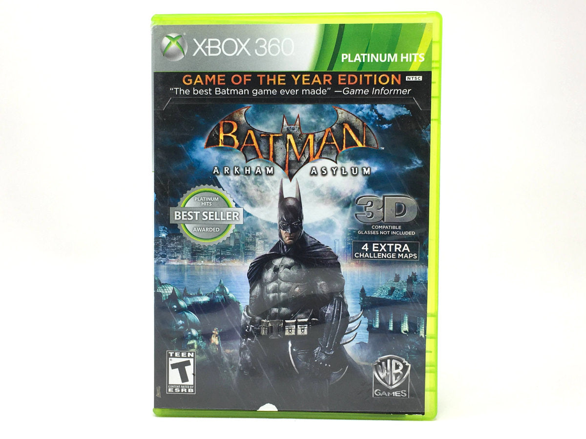 Batman: Arkham Asylum Game of the Year Edition • Xbox 360 – Mikes Game Shop
