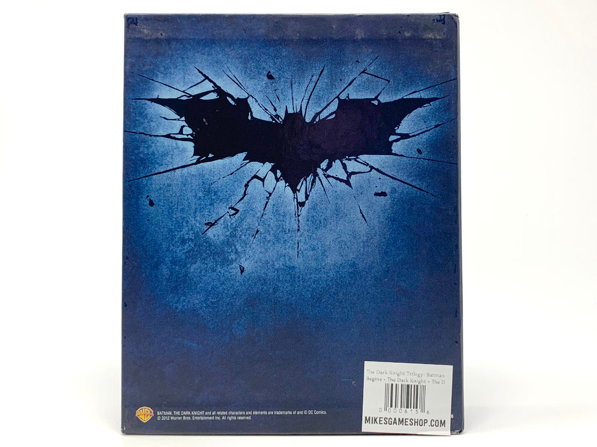 The Dark Knight Trilogy Box Set: Batman Begins + The Dark Knight + The –  Mikes Game Shop