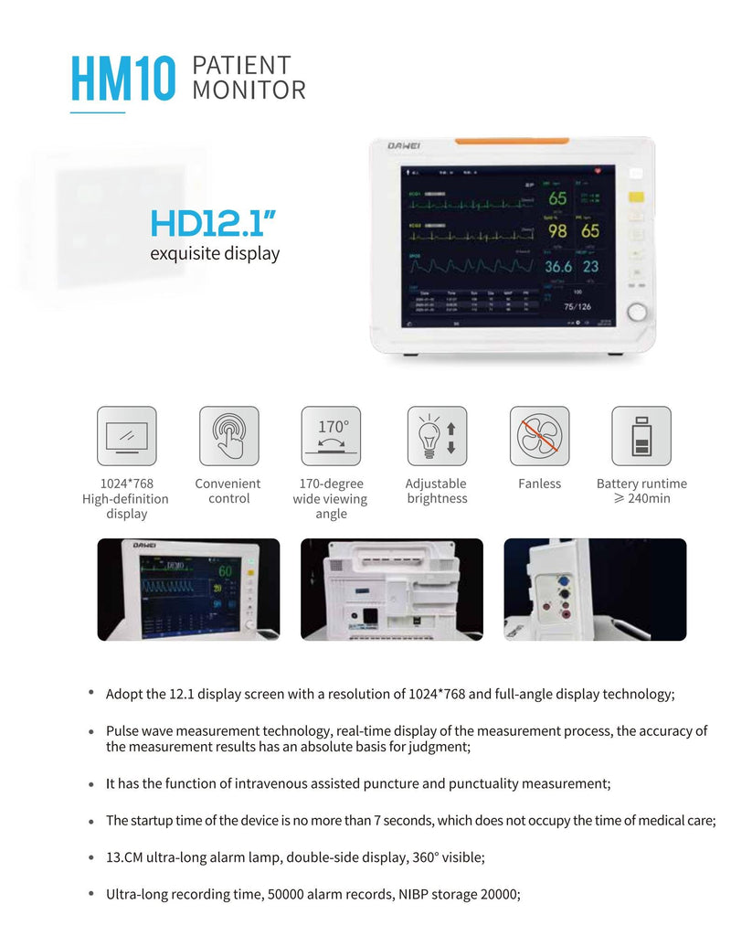 Dawei Medical patient monitor HM10-2