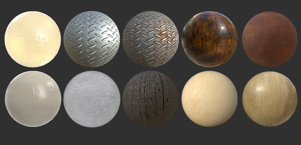 Substance Designer materials authored by SM5 by Heledahn