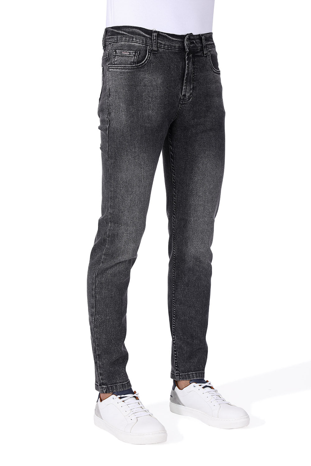 Dark Grey Slim Fit Jean Pants