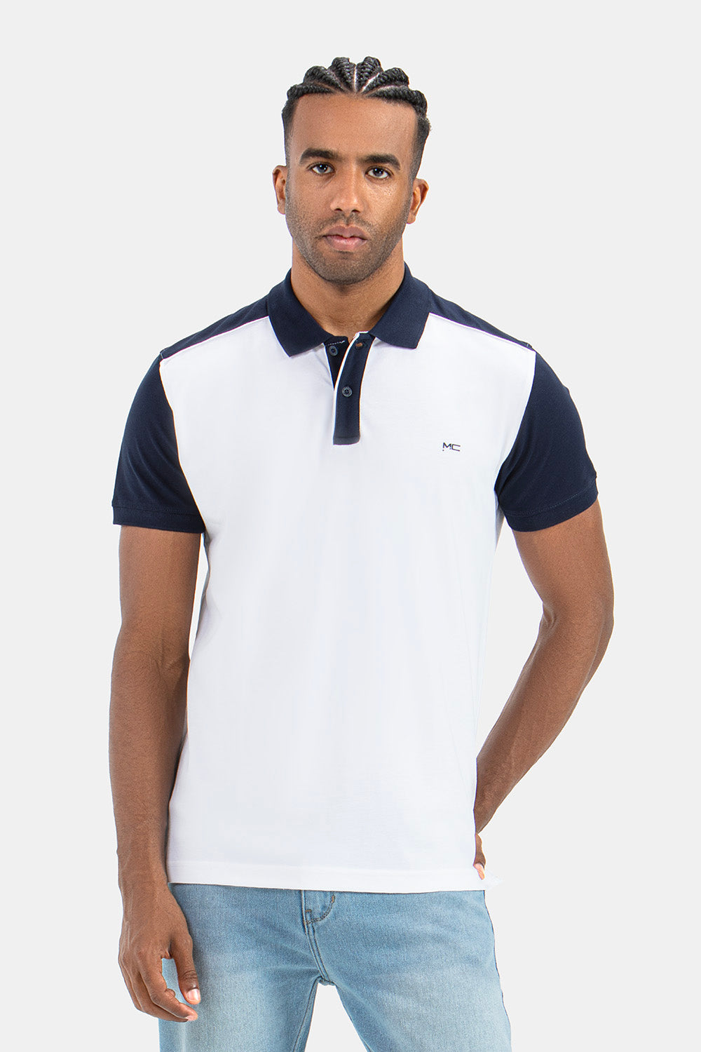 White Basic Polo Shirt