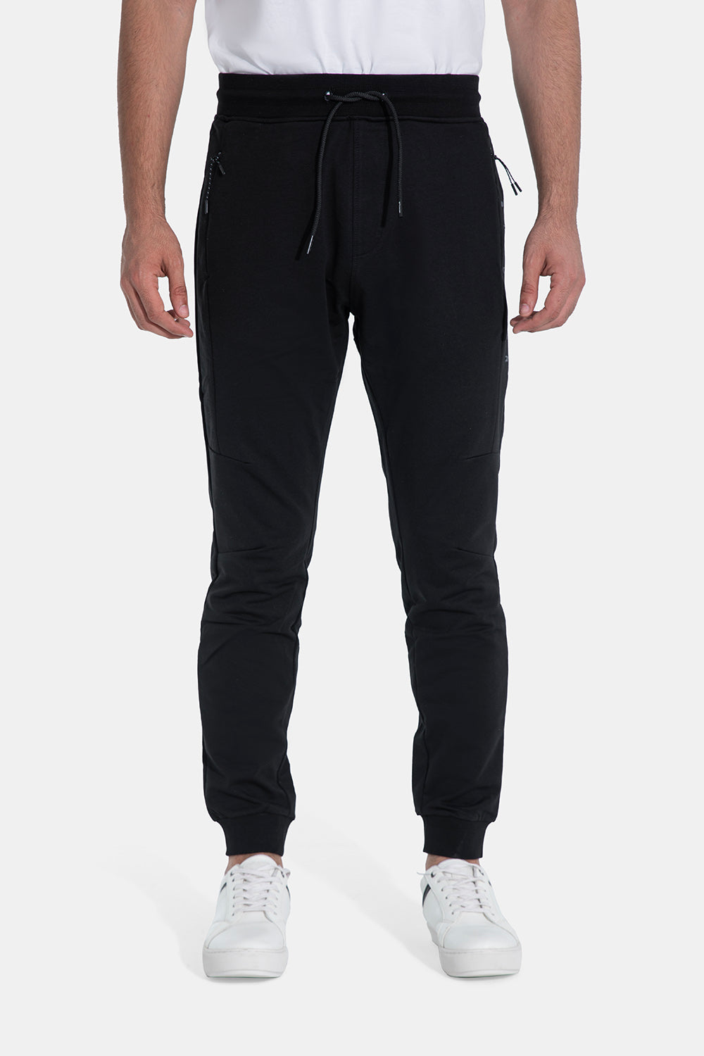 Black Slim Fit Sweat Pants