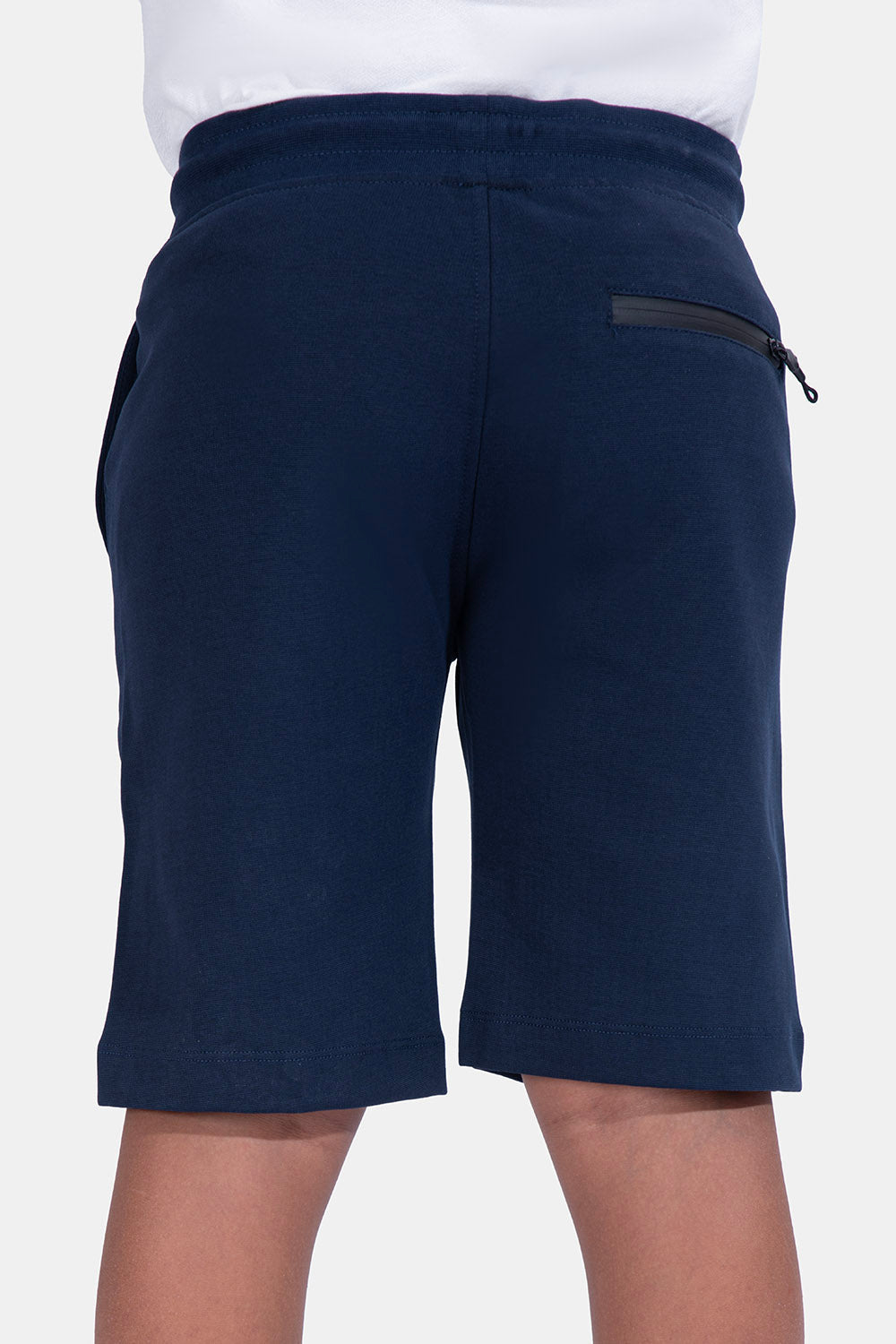 Navy Cotton Short