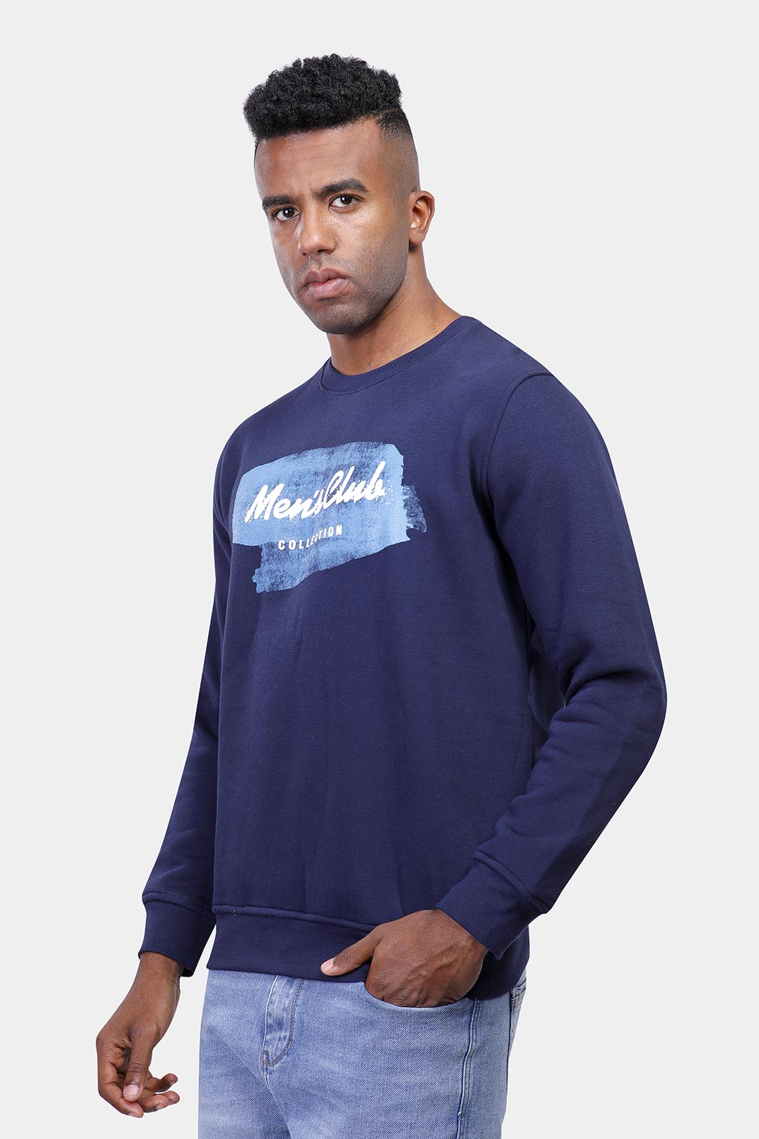 Navy Crew Neck Sweatshirt