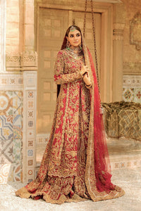 Royal Bridal Wedding Dress In Red Lehenga Kameez Style – UY COLLECTION