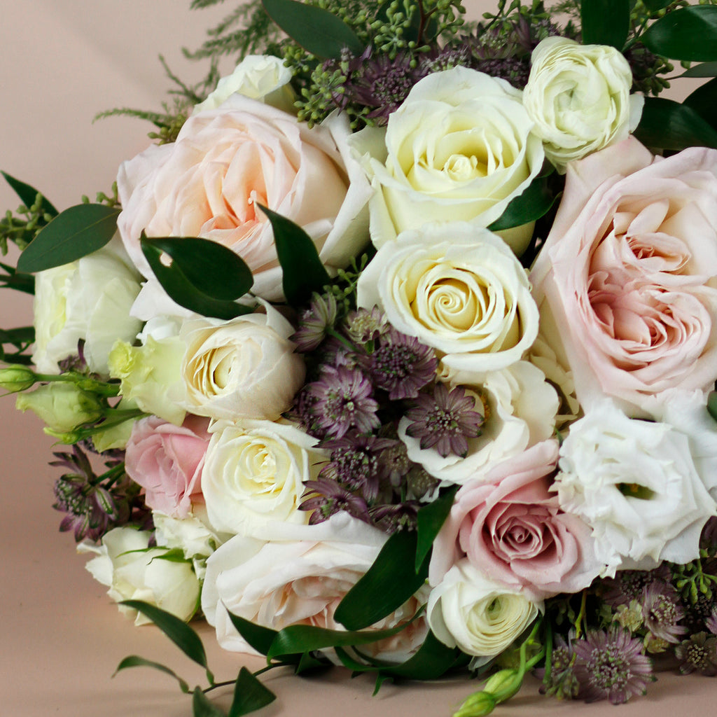 Canyon Rose Bridal Bouquet and 4-5 Maids or Centerpieces