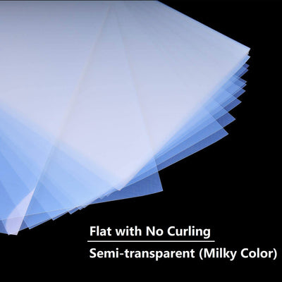 A-SUB 13X19 Inch Waterproof Inkjet Transparency Film for Silk Screen  Printing 100 Sheets, A-SUB