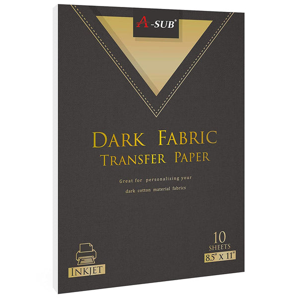 Avery Heat Transfer Paper for Dark Fabrics, 8.5 x 11, Inkjet