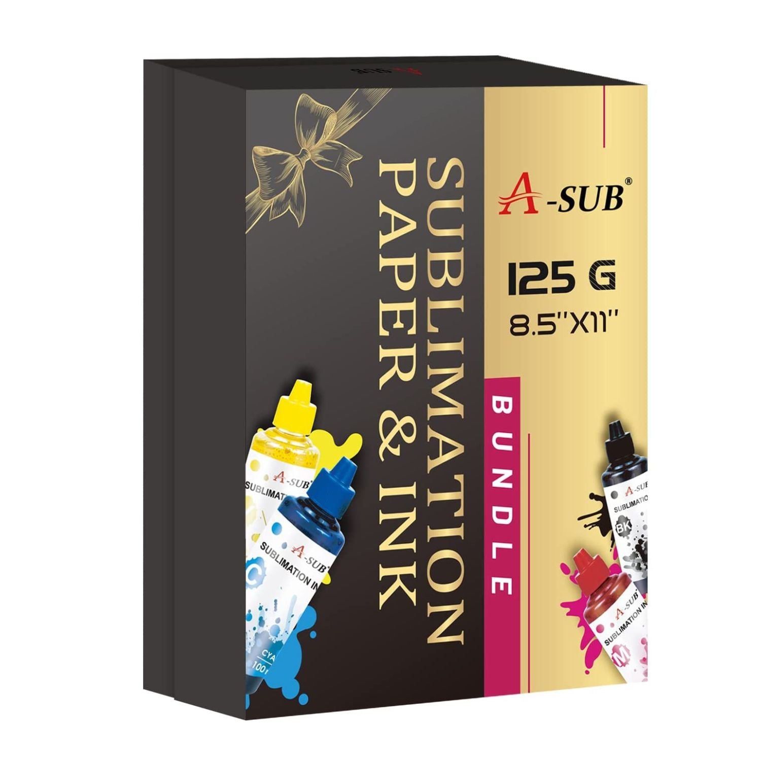 asub sublimation paper 8.5x11 for dark colors