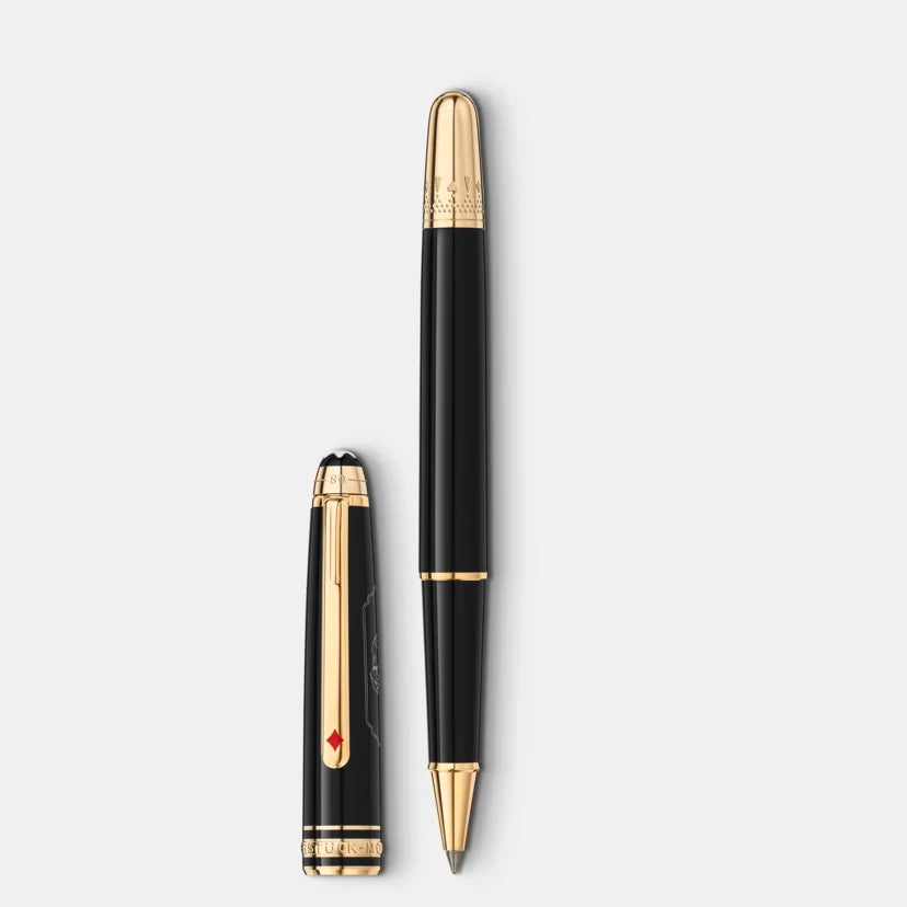 Stylo bille noir Montblanc Heritage Rouge et Noir « Baby » Edition