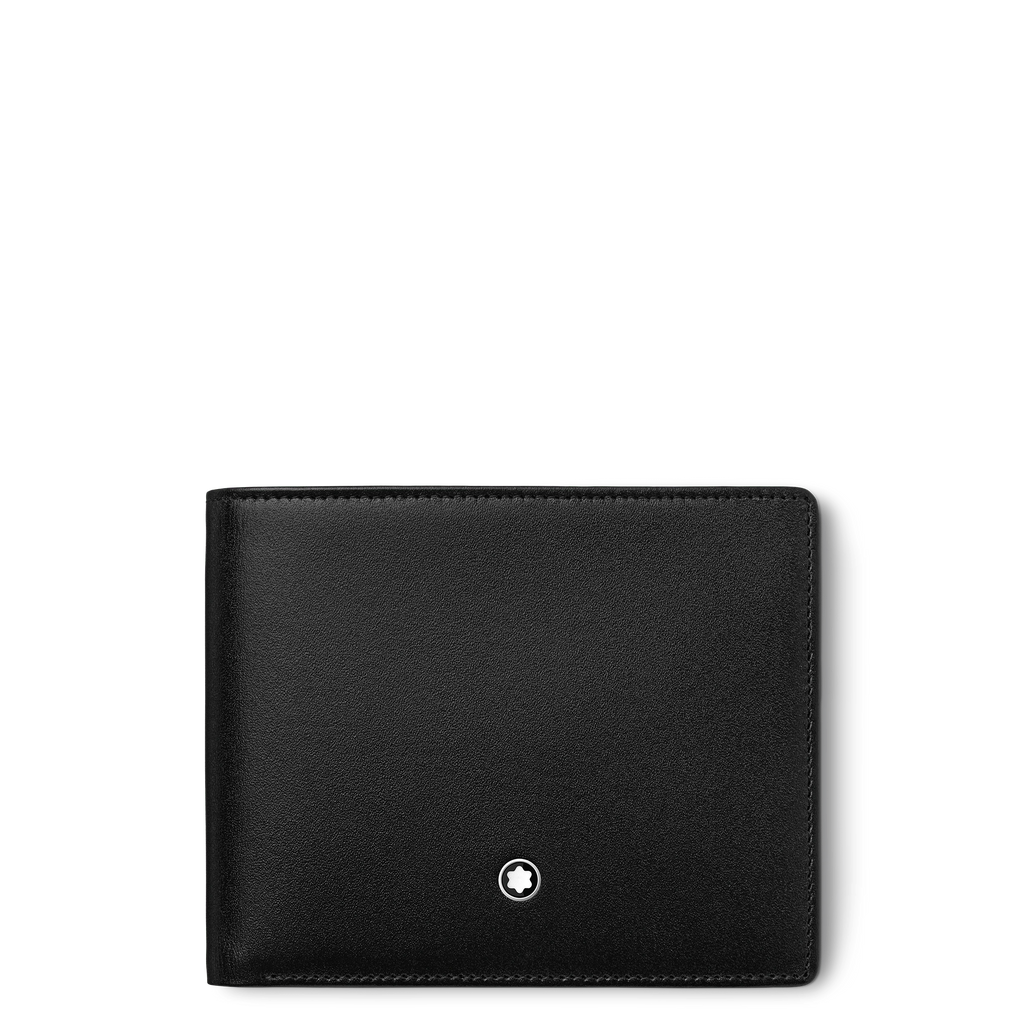 montblanc Meisterstück Wallet 6cc with Money Clip Black Leather – Boutique  Naudin CNIT