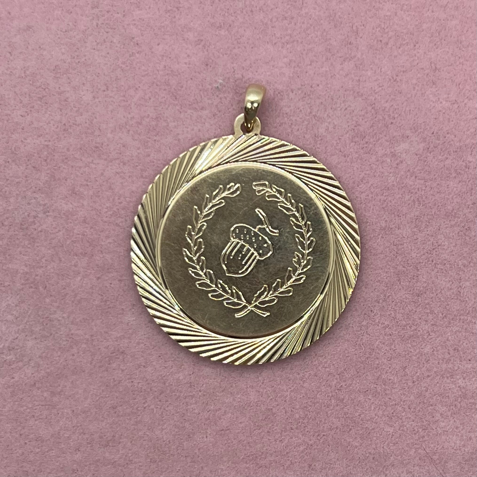 1950's Acorn Medallion#N# – Yeah It's Jewelry