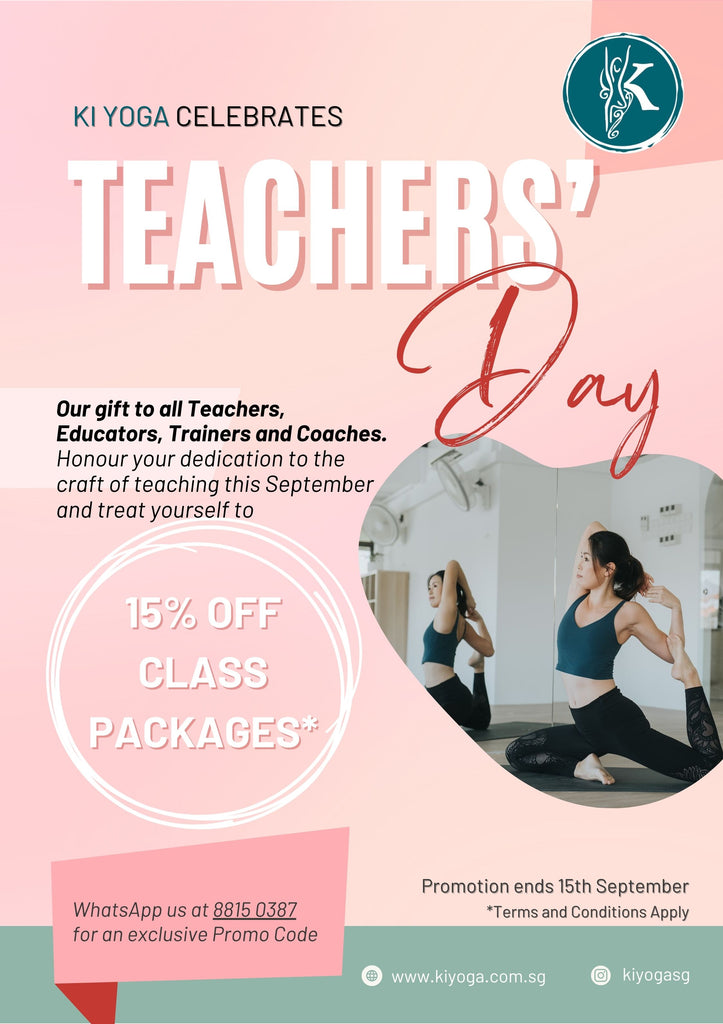 Ki Yoga Sep Promotion Teachers Day