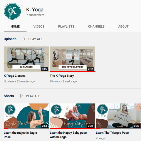 ki yoga serangoon gardens youtube channel