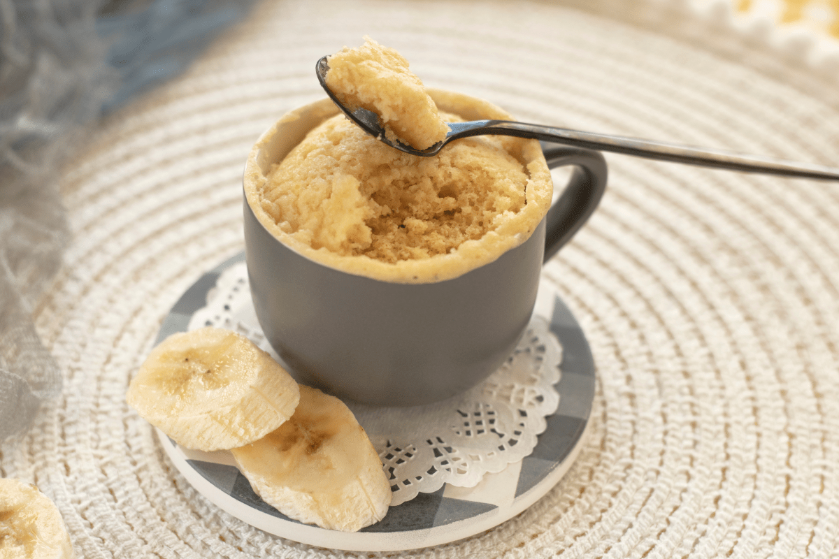 Protein mug cake with bananas | Ultimate Nutrition