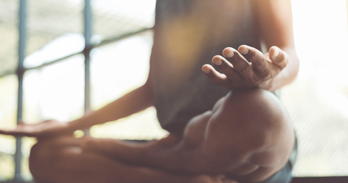 A man meditating | Ultimate Nutrition