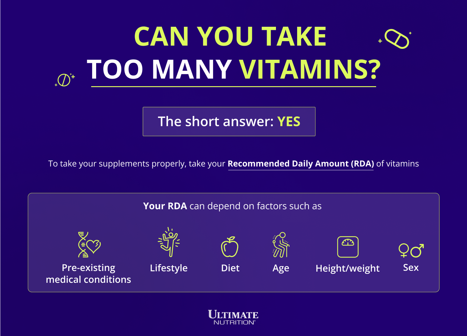 pouvez-vous prendre trop de vitamines | nutrition ultime