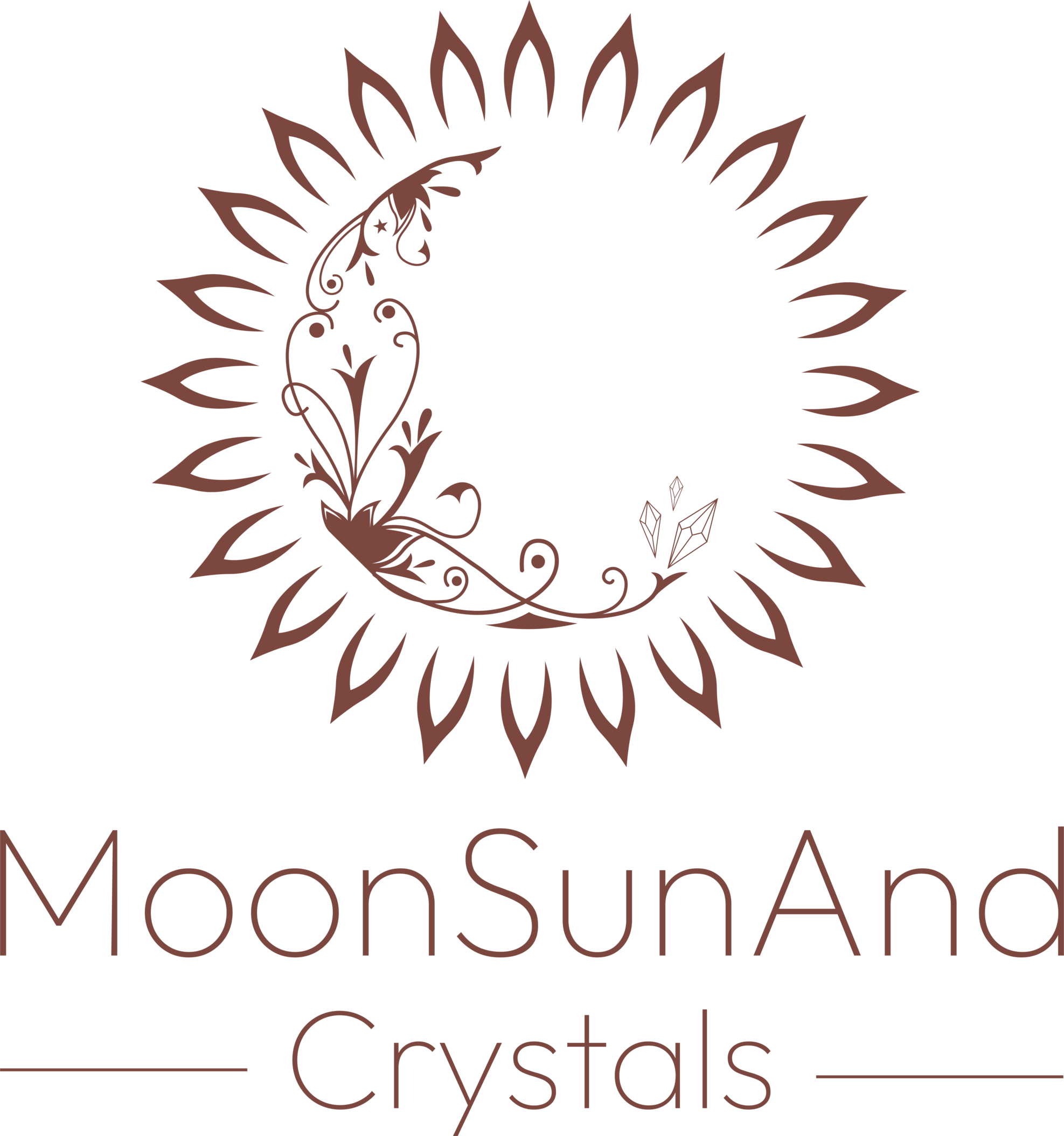 Moon Sun and Crystals