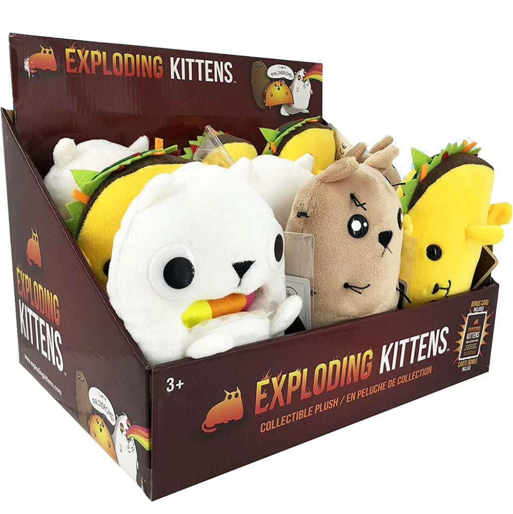 exploding kittens stuffed animals