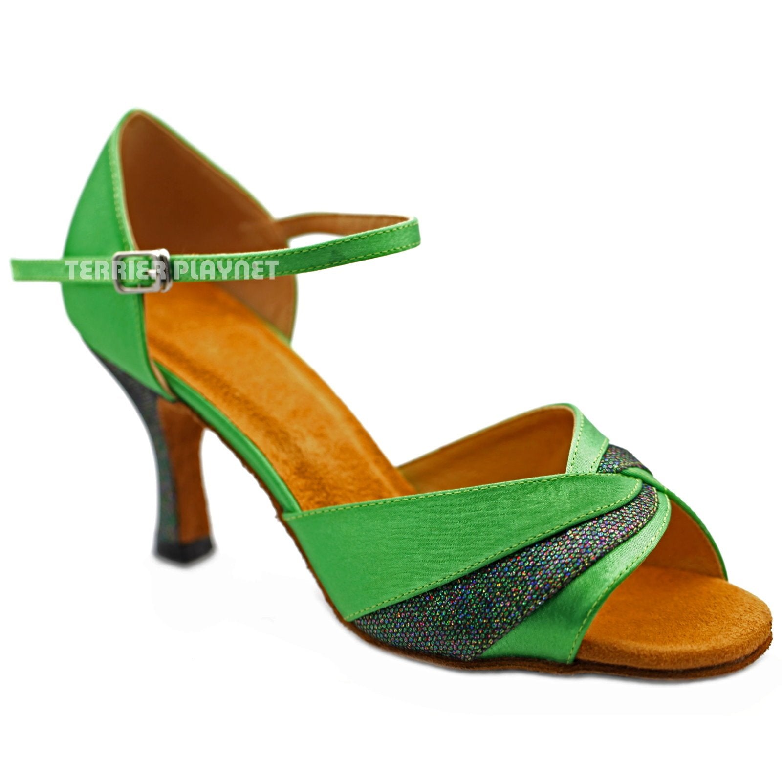 green dance shoes