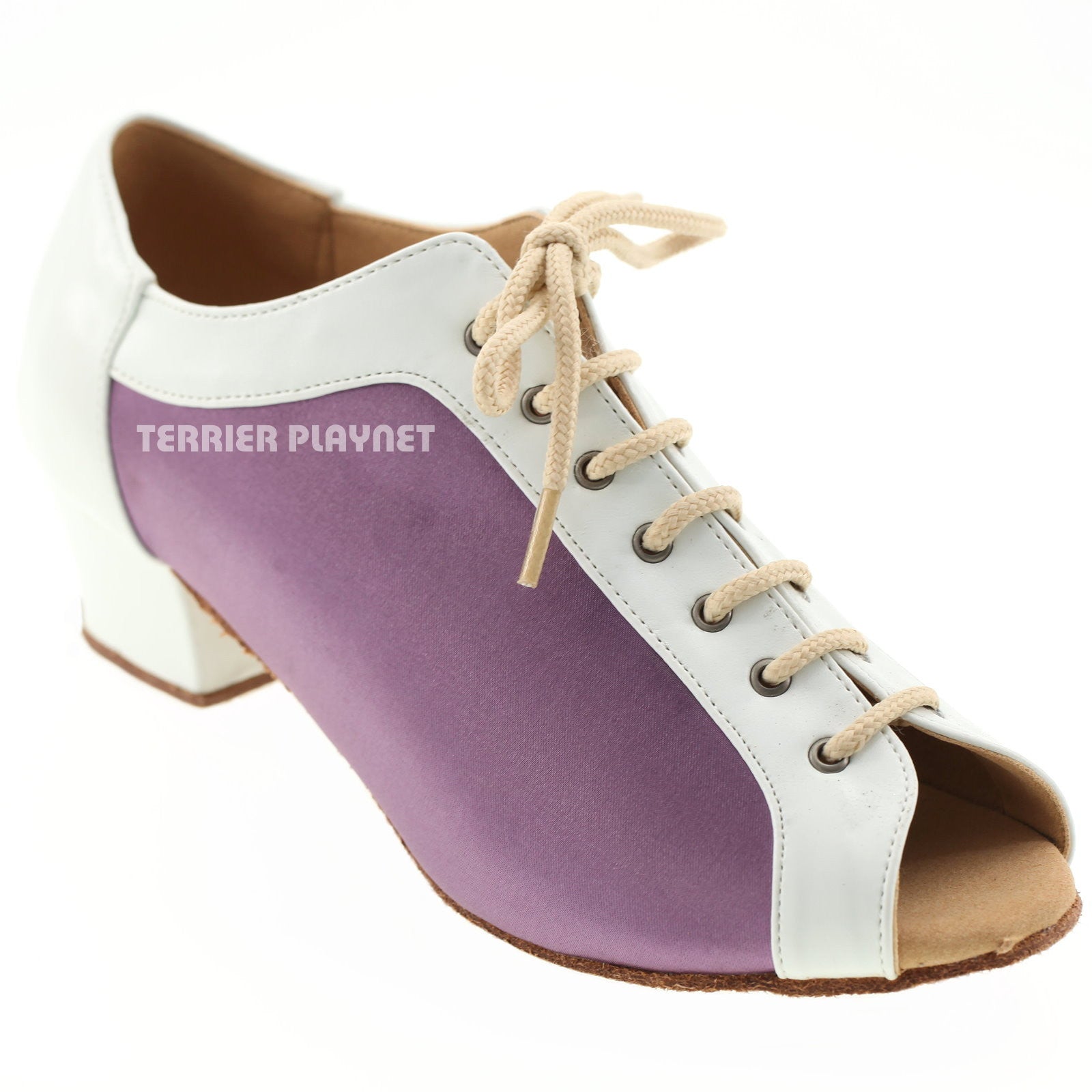 purple dance shoes