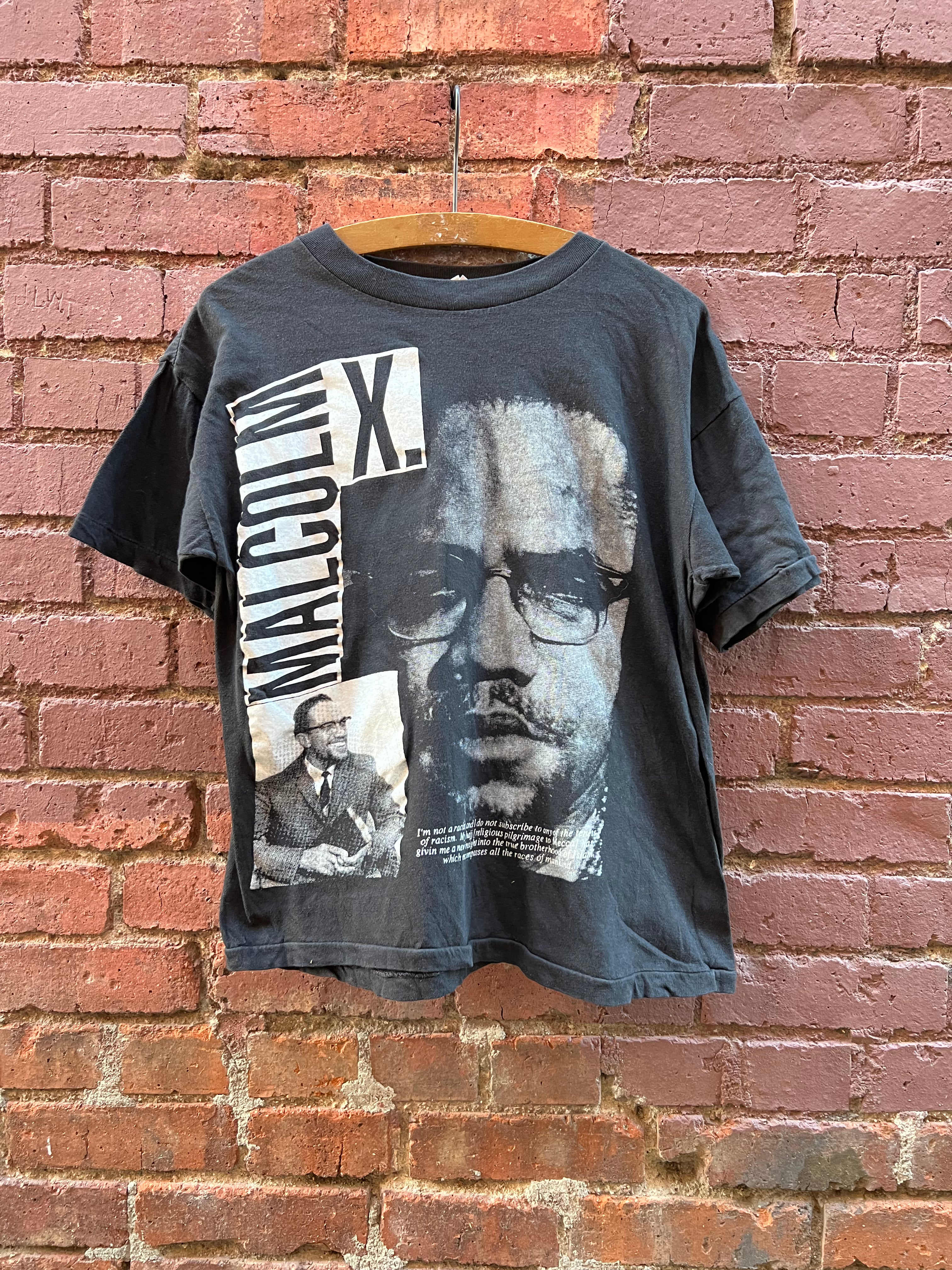 2021最新作】 90s マルコム x Malcolm X 質屋 tシャツ USA