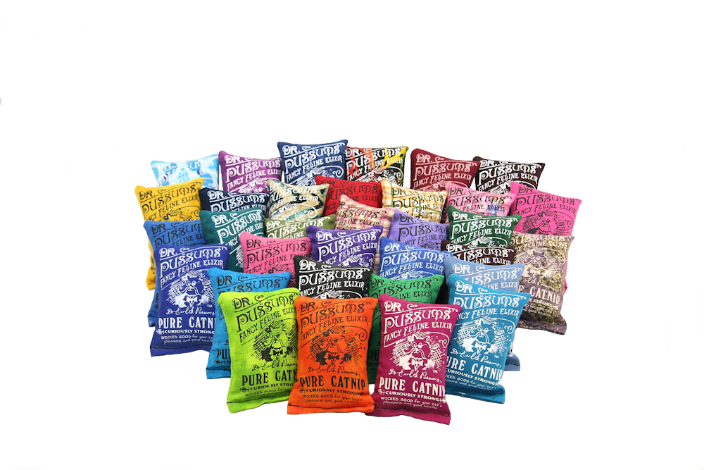 Dr. Pussums Small Logo Catnip Pillow