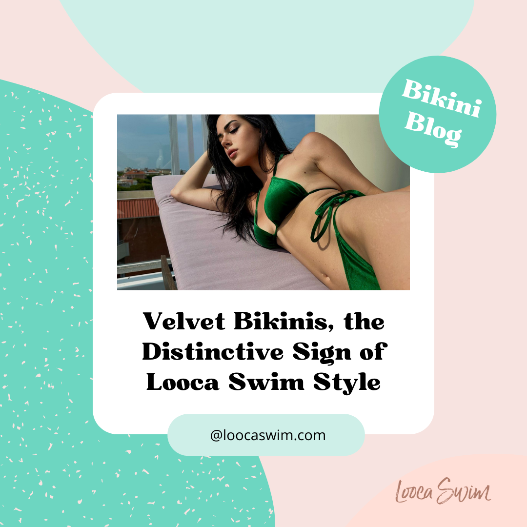 Samt-Bikinikollektion Looca Swim