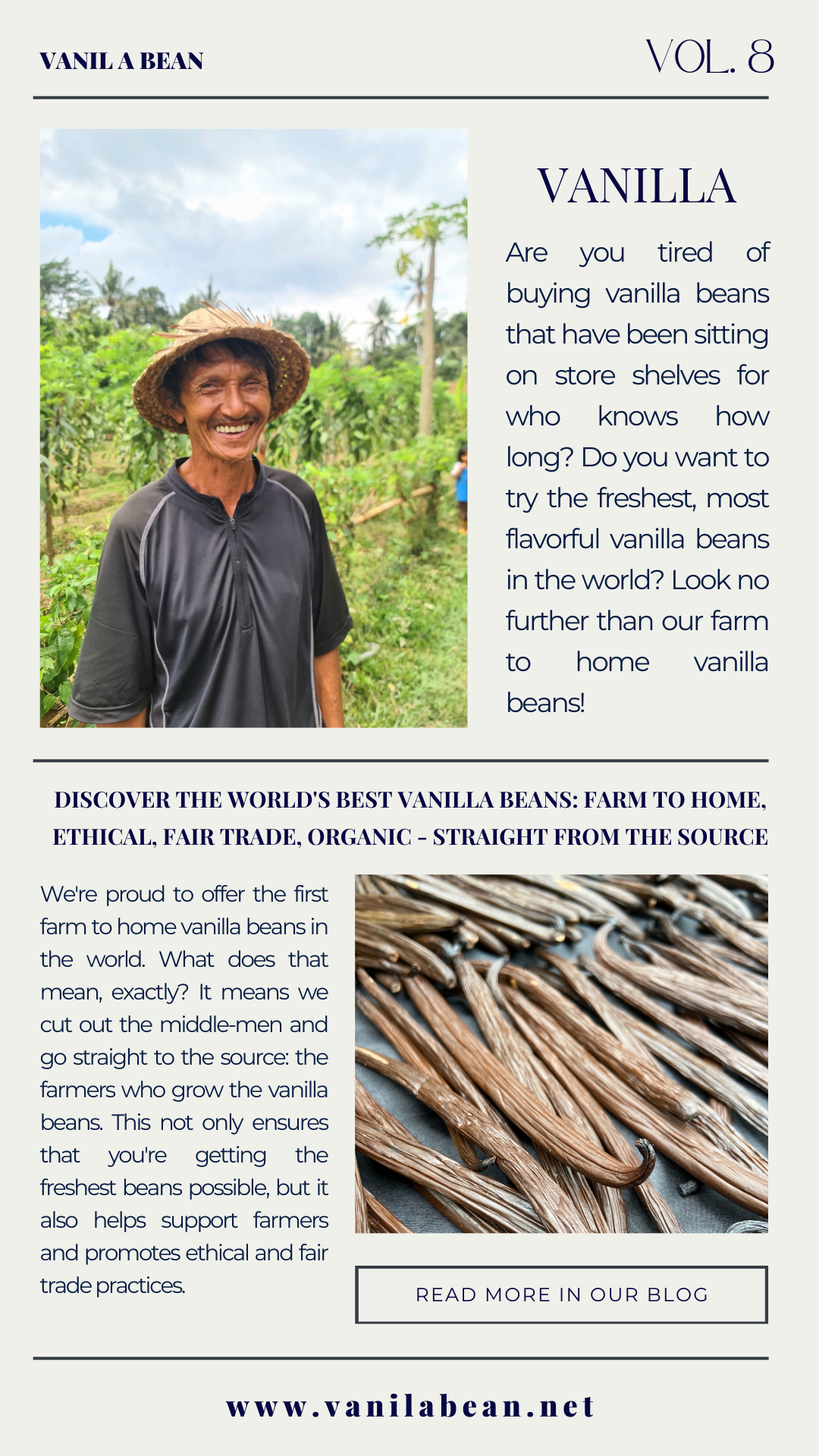 Discover the World's Best Vanilla Beans: Farm to Home, Ethical, Fair Trade, Organic - Straight from the Source