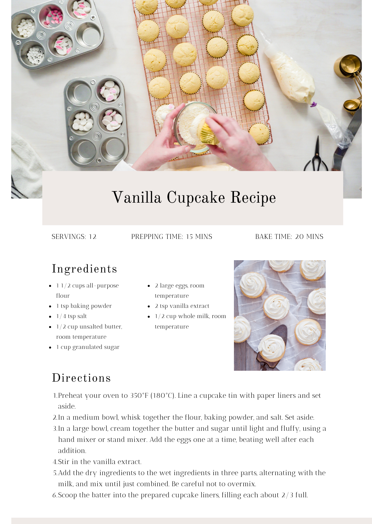 Best Vanilla Cupcakes Recipe: Easy and Delicious | Perfect for Any Occasion
