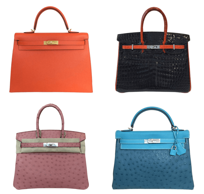 types of hermes bags