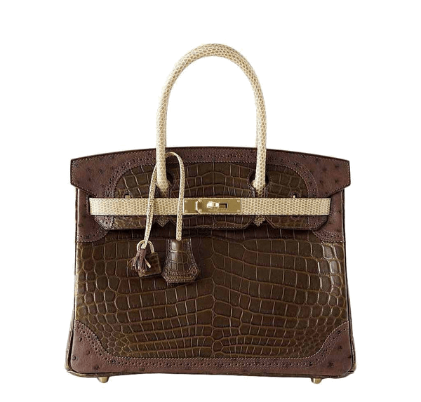 Hermes Limited Edition Birkin 25 Fauve Barenia Leather Bag