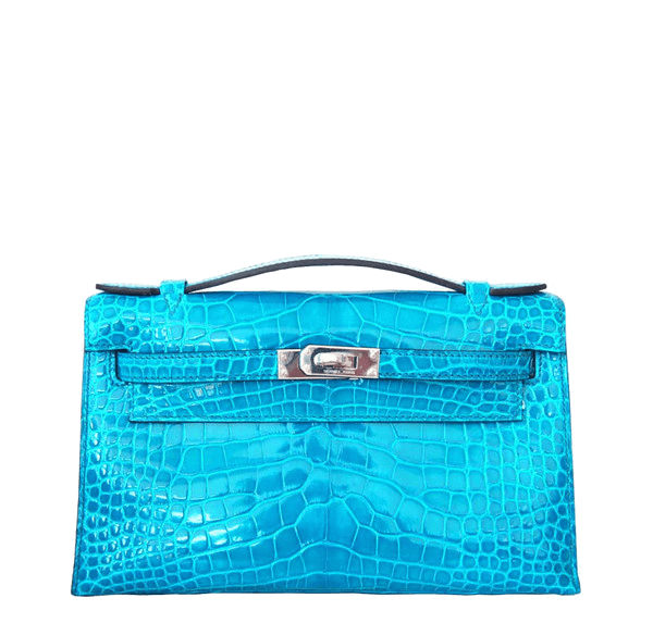 HERMÈS Kelly To Go Pochette Bag Long Purse Handbag Clutch Bag