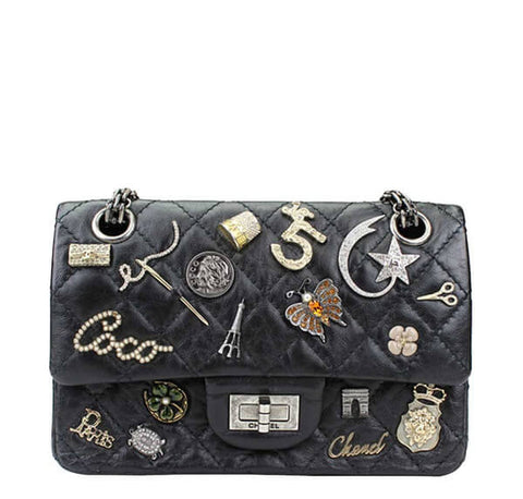 Chanel Lucky Charm Reissue 2.55 Bag in Black