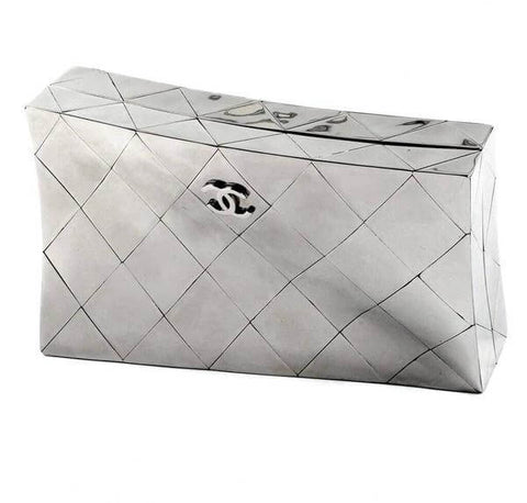 Chanel Twisted Mirror Runway Bag in Silver