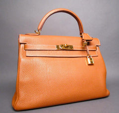 Hermes Kelly Clemence Leather
