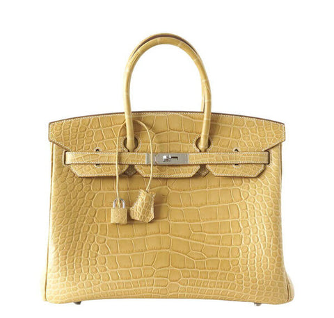 Hermes Birkin 35 Alligator Mais