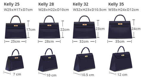 hermes kelly smallest size